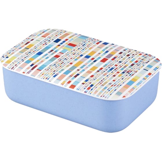 Φαγητοδοχείο Chic Mic Οβάλ White Noise Bioloco - Γαλάζιο image 0