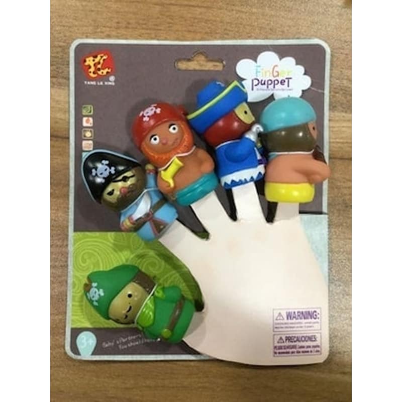Δακτυλων Eddy Toys Fingerpuppets 5pcs Pvc 3,5×3,5x6cm