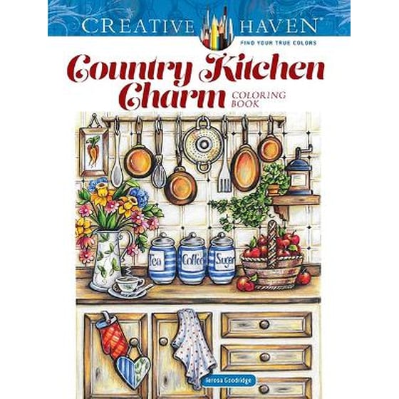 Creative Haven Country Kitchen Charm Coloring Book image 0