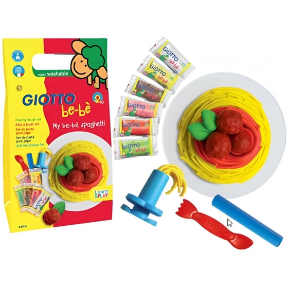 Σετ Πλαστελίνη και Εργαλεία Giotto Bebe Μακαρόνια image 0