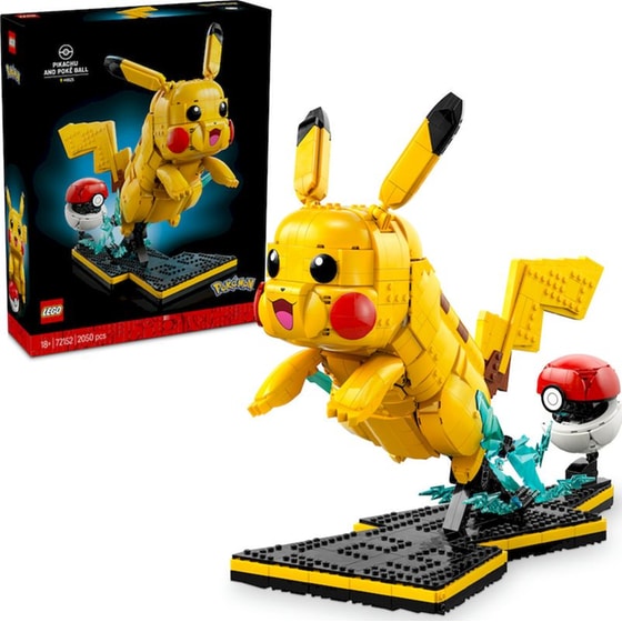 LEGO® Pokémon™ Pikachu and Poké Ball (72152) image 6