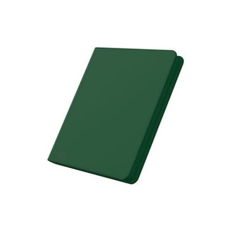 Ultimate Guard – 12-pocket Zipfolio (quadrow) Xenoskin Pro-binder – Green