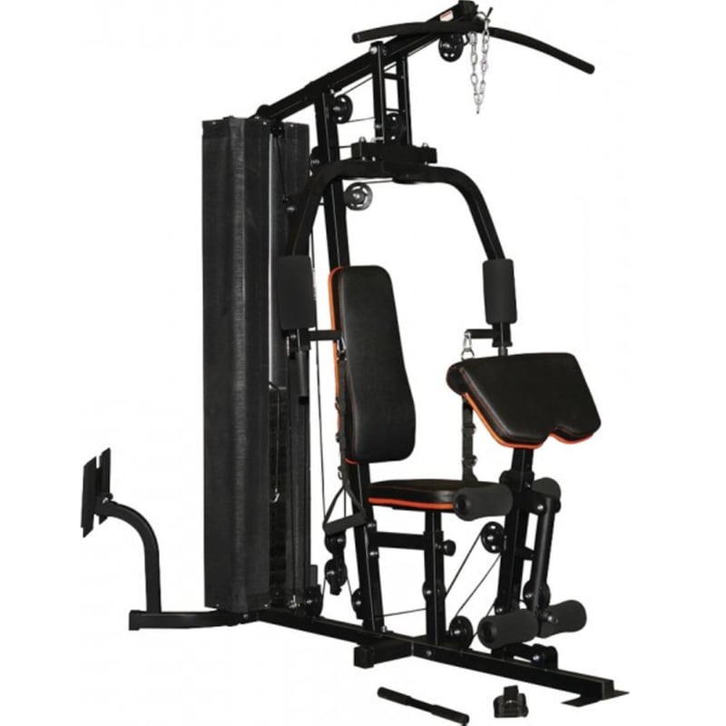 AMILA Πολυόργανο Amila Home Gym 91202 με Ενσωματωμένα Βάρη - Μαύρο