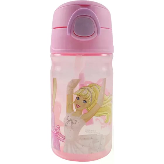Παγούρι Gim Πλαστικό με Καλαμάκι Barbie 350ml image 0