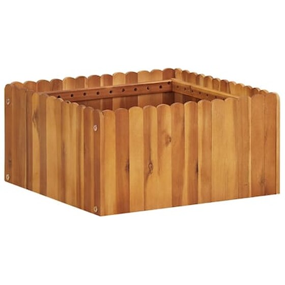 Vidaxl Ζαρντινιέρα Υπερυψωμένη 50 X 50 X 25 Εκ. Από Μασίφ Ξύλο Ακακίας image 0