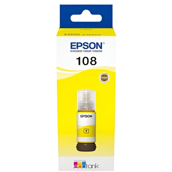 Epson 108 Κίτρινο Μελάνι Εκτυπωτή (C13T09C44A) (EPST09C44A) image 0