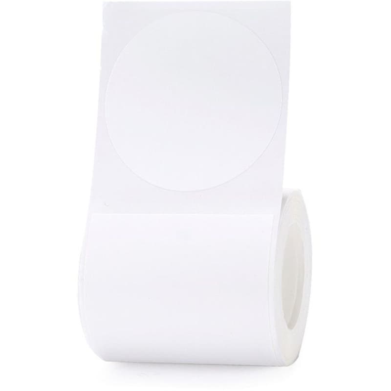 Κασέτα Ετικετογράφου NIIMBOT 50x50mm 150 Ετικέτες Στρογγυλές - Λευκό
