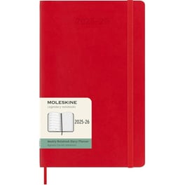 Ημερολόγιο Εβδομαδιαίο Moleskine 2025-2026 18Μ Large Scarlet Red Soft