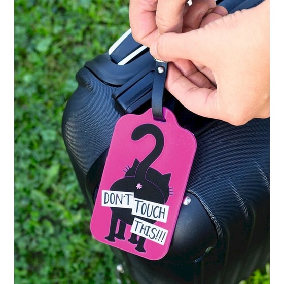Puckator Ετικέτα Βαλίτσας Luggage Tag - Ed the Cat Display (Τυχαία Επιλογή Σχεδίου) image 2