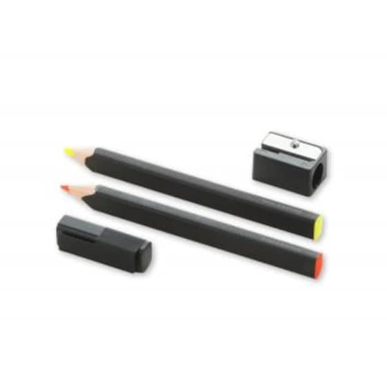 Σετ Γραφής Moleskine 2 Μολύβια Highlighter με Γόμα και Καπάκι  (4 Τεμάχια) image 2