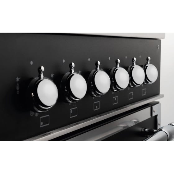 BERTAZZONI HER96L2EAVT 58 / 33 Lt Μαύρο Κουζίνα Μεικτή Αερίου image 5