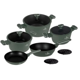 Σετ Μαγειρικά Σκεύη BERLINGER BH8207N 10 τμχ Πράσινο