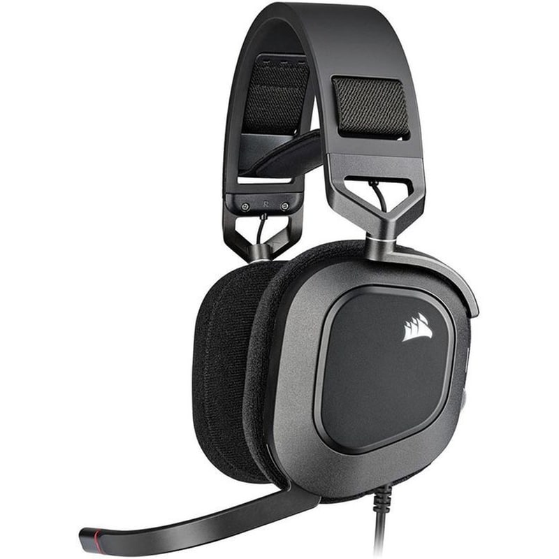 Corsair HS80 Gaming Ενσύρματα Ακουστικά RGB – Μαύρο