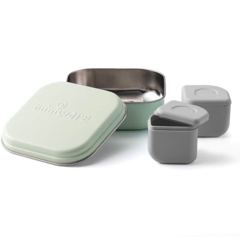 MINIWARE Σετ Φαγητοδοχεία Miniware Μέντα 550ml - 114ml (3 Τεμάχια)