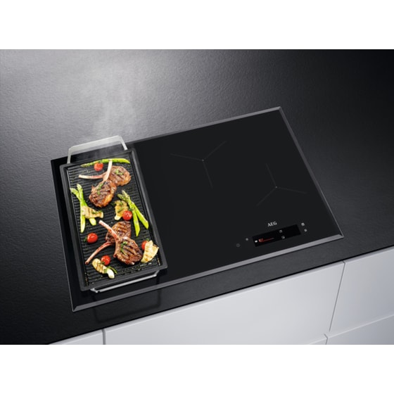 AEG IAE84851FB 78 cm Μαύρο Εστία Επαγωγική Αυτόνομη image 2