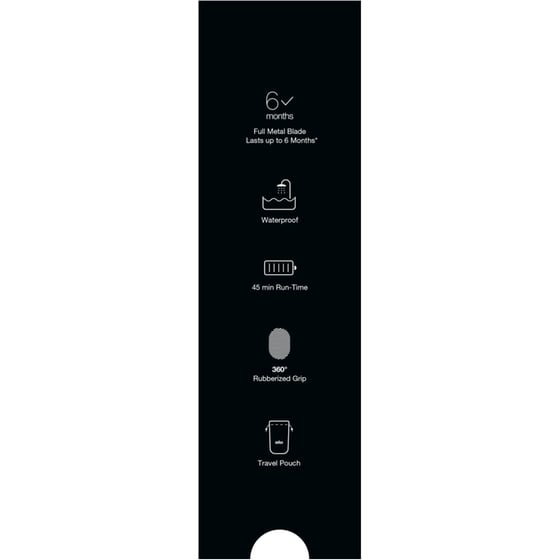 Ξυριστική Μηχανή BRAUN SERIES X XT5200 Προσώπου, Σώματος Επαναφορτιζόμενη για Υγρό και Στεγνό Ξύρισμα Μαύρο image 6