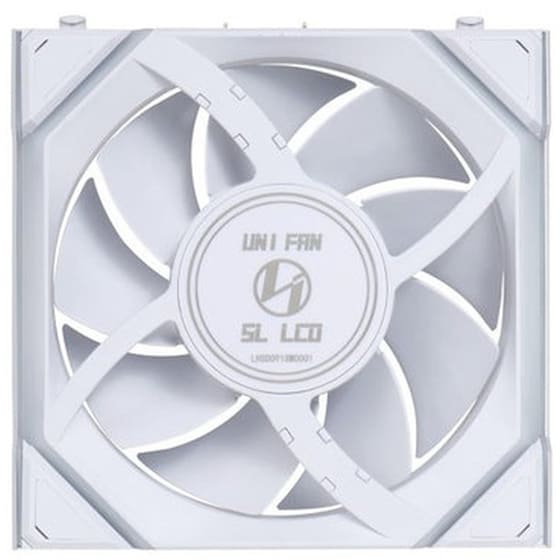 Case Fan Lian Li Uni Fan SL Wireless LCD 120mm LED - Λευκό image 2