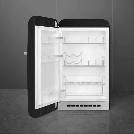 SMEG FAB10HLB 135 Lt Μαύρο Ψυγείο Mini Bar image 3