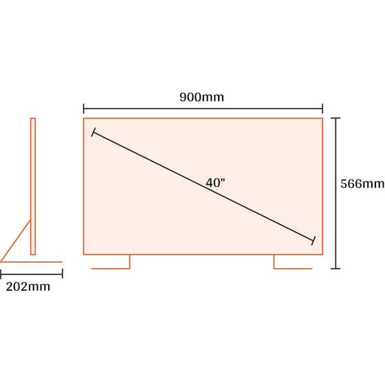 Τηλεόραση Sharp LED 40'' Full HD Android 40FG2EL image 1