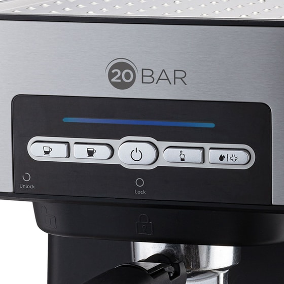 Μηχανή Espresso PYREX SB-380 850 W 20 bar Inox image 2