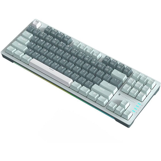Thunderobot K87 Μηχανικό Gaming Ενσύρματο Πληκτρολόγιο RGB Πράσινο (US) image 2