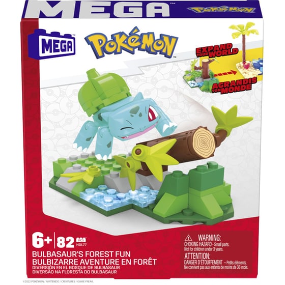 Mega Bloks Τουβλάκια Pokemon Adventure Builder (2 Σχέδια) Τυχαία Επιλογή Σχεδίου (82/ 79 Κομμάτια) image 1