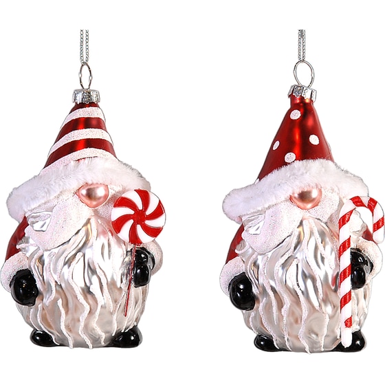 Χριστουγεννιάτικο Στολίδι Vetur Γυάλινο 12 cm 1 Τμχ - Νάνος image 0