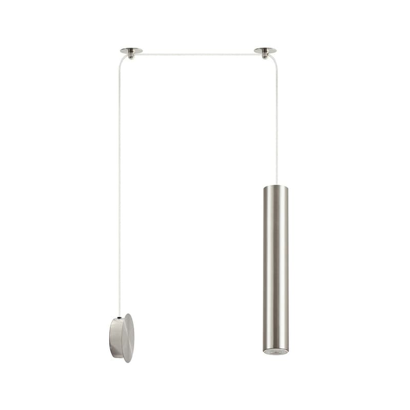 HOMELIGHTING Απλίκα Τοίχου Homelighting Adept Tube 77-8902 Μεταλλική Φ5.5x40 cm - Ασημί