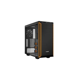 Be Quiet! Pure Base 600 Window Midi-tower Μάυρο (μαύρο), Πορτοκαλί