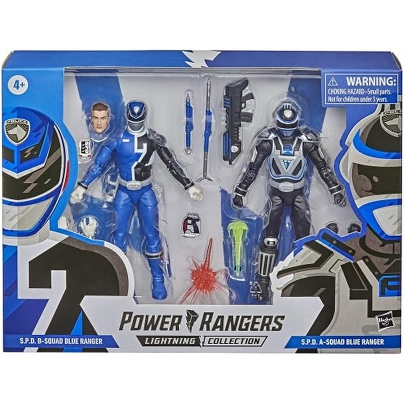 Power Rangers Lightning Collection In Space Spd Blue Ranger A And B 15cm