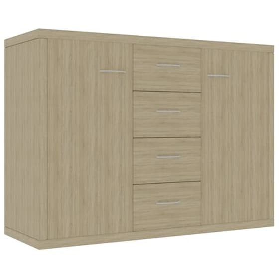 Vidaxl Μπουφές Sonoma Δρυς 88 X 30 X 65 Εκ. Από Μοριοσανίδα image 2
