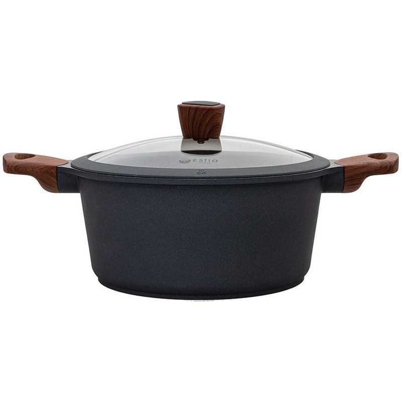 ESTIA 01-1148 Κατσαρόλα Βαθιά 24 cm Μαύρο