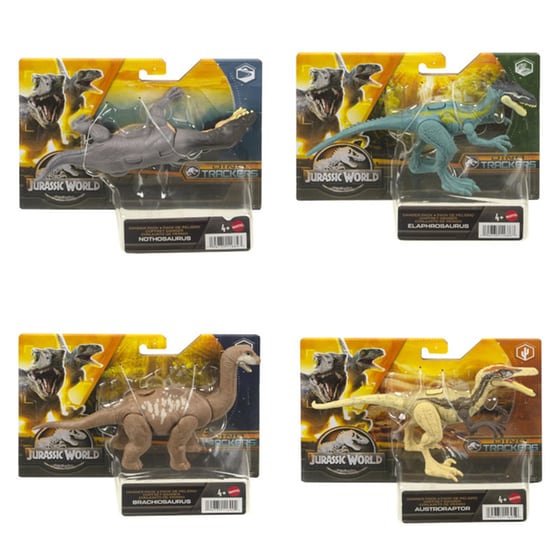 Mattel Jurassic World Dino Trackers 4 Σχέδια (HLN49) image 0