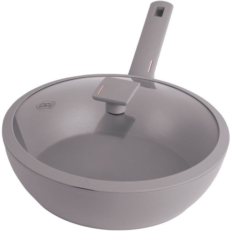 Αντικολλητικό Τηγάνι WOK BERLINGER HAUS BH-8094 28 cm Taupe BERLINGER HAUS