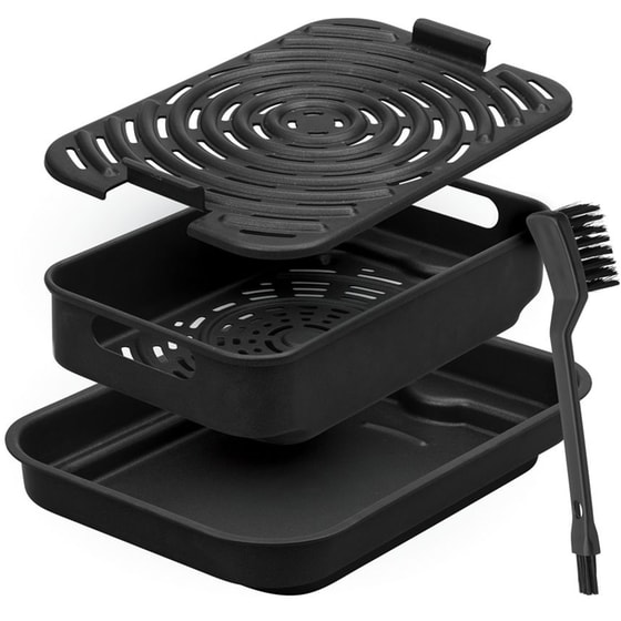 IZZY IZ-8265 με Πόρτα 1700 W Μαύρη/Ασημί Φριτέζα Αέρος & Grill image 6