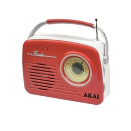 Φορητό Ράδιο AKAI Retro APR-11B- Κόκκινο