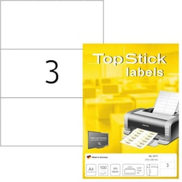 Αυτοκόλλητες Ετικέτες Topstick - 100 Φύλλα