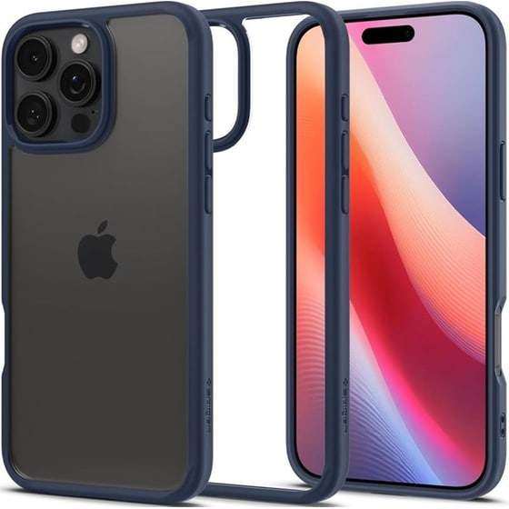 Θήκη Apple iPhone 16 Pro - Spigen Ultra Hybrid Σκληρή - Navy Blue (ACS08126) image 0