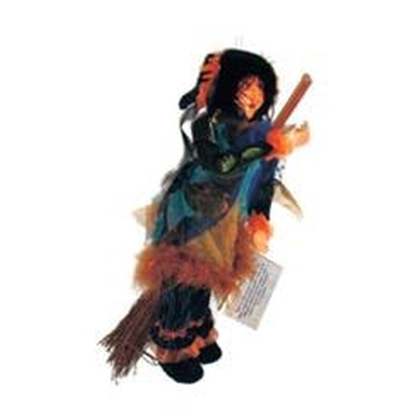 ΝΕΧΤ Κούκλα μάγισσα Με Σκούπα 35εκ.