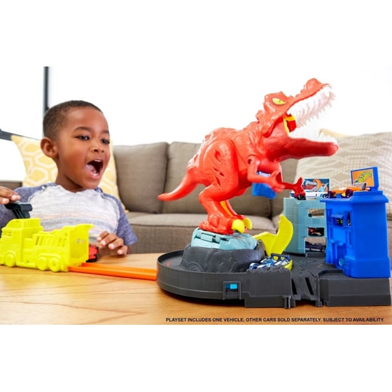 Mattel Hot Wheels City Πίστα Τ-Ρεξ Δεινόσαυρος image 1