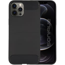 Θήκη Apple iPhone 12 Pro Max - Sonique Carbon Brushed - Μαύρο