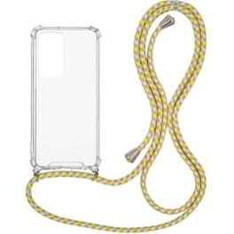 Θήκη Xiaomi Xiaomi 12 Pro 5G - Sonique Armor Clear Με Κορδόνι  - Κίτρινο