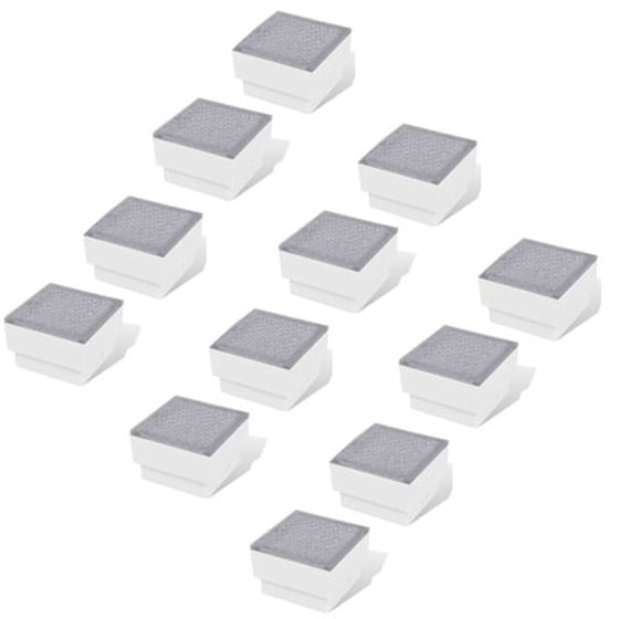 Vidaxl Φωτιστικά Χωνευτά Led 12 Τεμ. 100 X 100 X 68 Χιλ. image 2