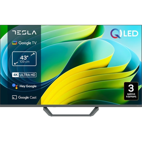 Tesla QLED 43" 4K Google TV Τηλεόραση Q43E655GUS image 0