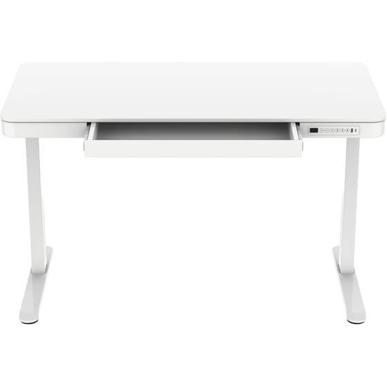 Ηλεκτρικό Γραφείο Gaming ErgoAction E-Desk 2E από Μελαμίνη 120x60 cm - Λευκό image 1