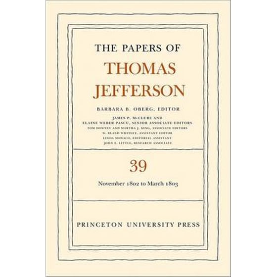 Papers of Thomas Jefferson, Volume 39 image 0