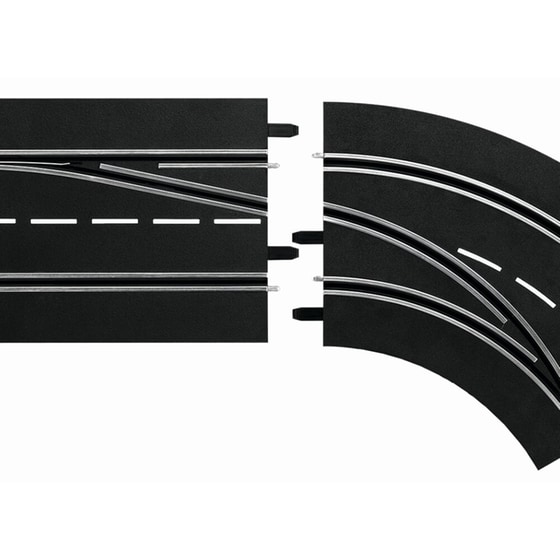 Carrera Slot Accessories - DIGITAL 124/132 - Lane change curve right, Out to In (20030365) image 0