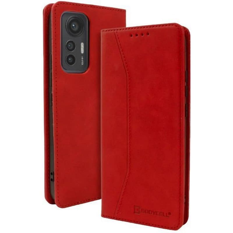 SONIQUE Θήκη Xiaomi Xiaomi 12T Pro - Sonique Armor Clear Με Κορδόνι - Κόκκινο