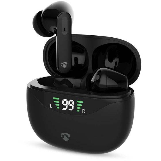 Ακουστικά Bluetooth Nedis HPBT2475BK - Μαύρα image 0