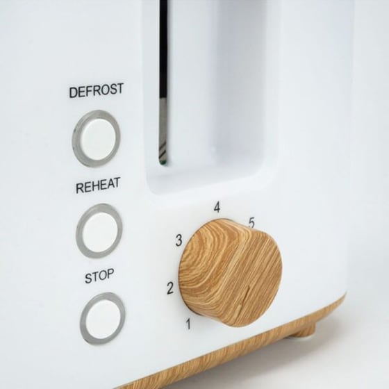 JOCCA J-2185 700W Λευκό/Καφέ Φρυγανιέρα image 4